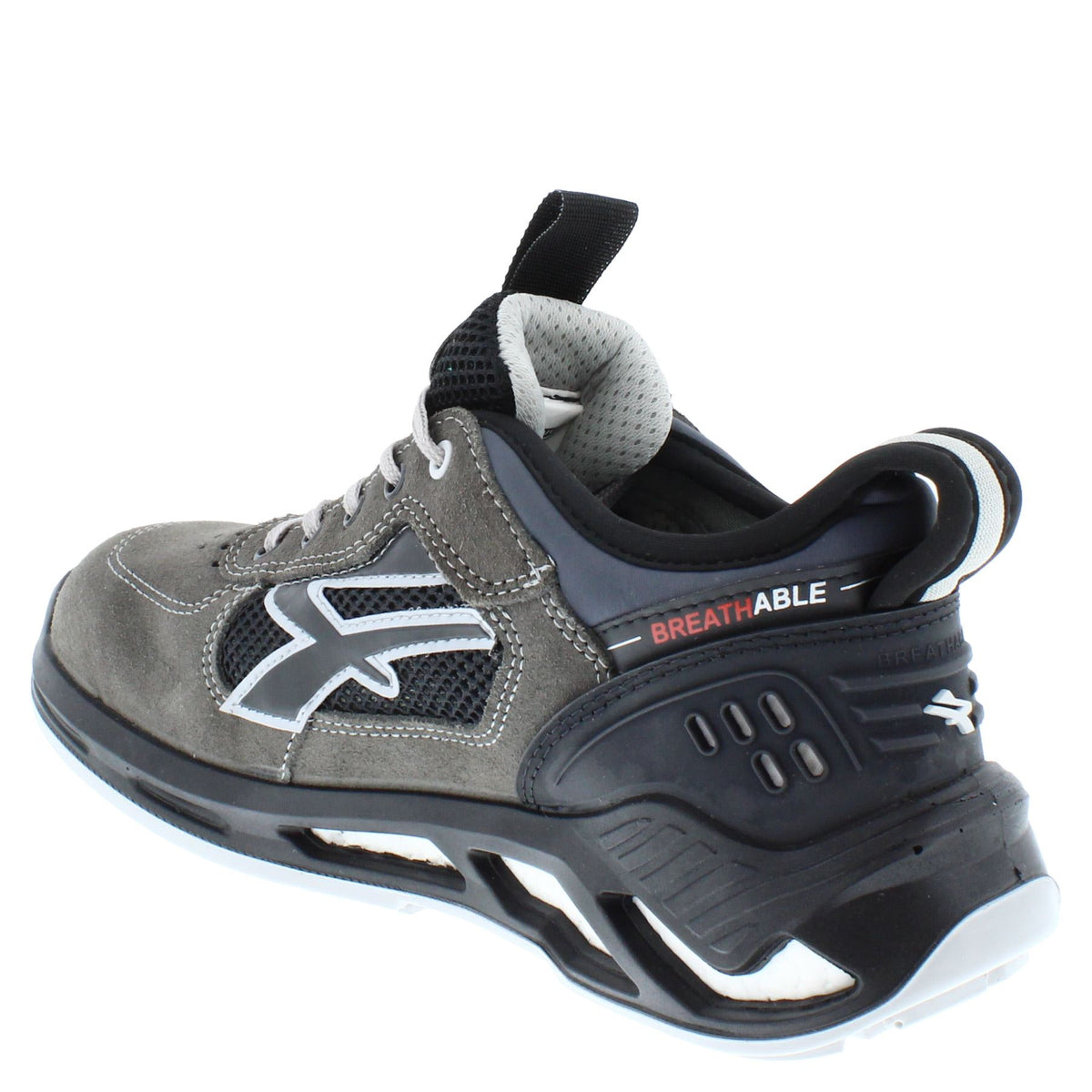 U-Power Saber S ESD S1Ps FO SR Lace-Up Suede Safety Trainers