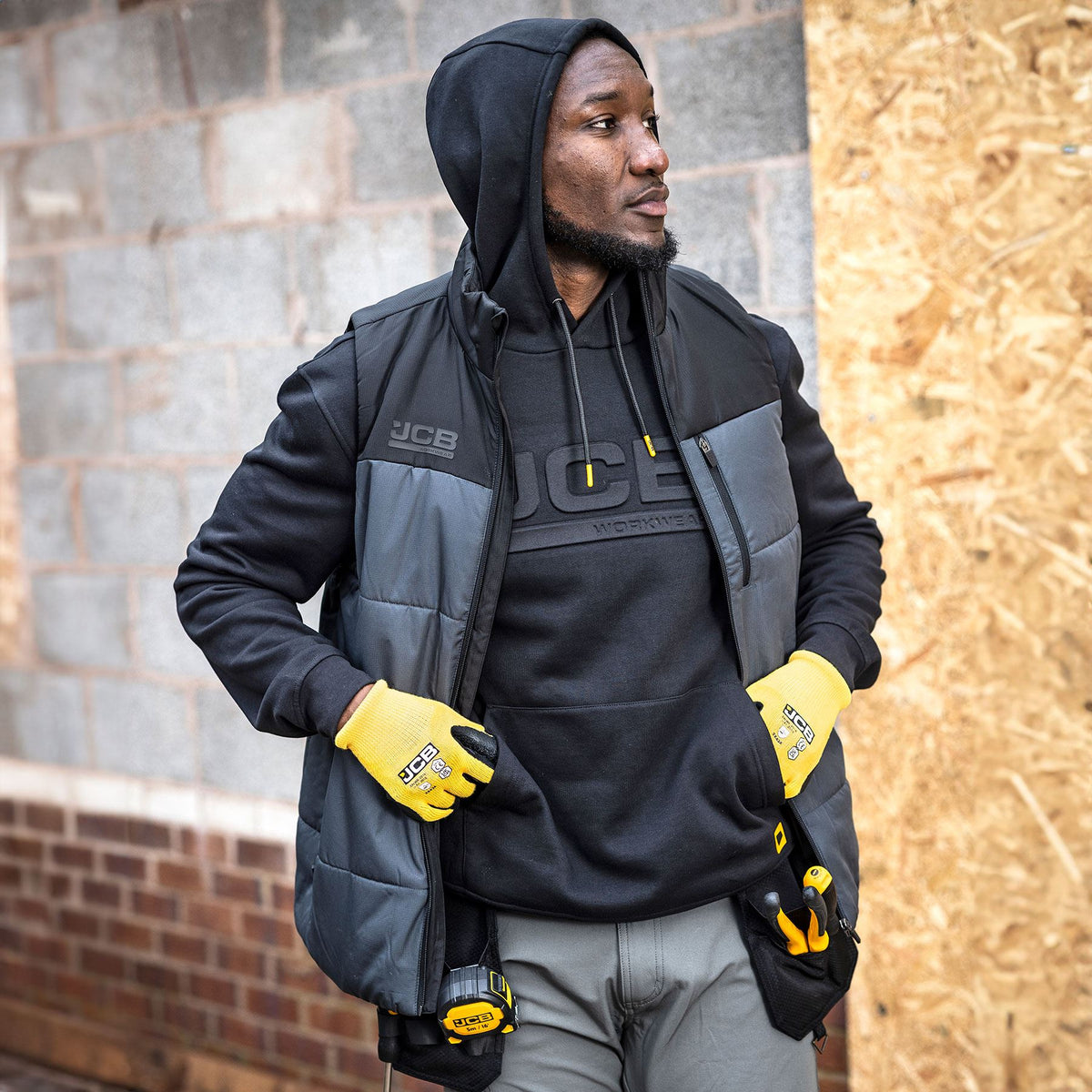JCB Workwear Padded Insulated Gilet