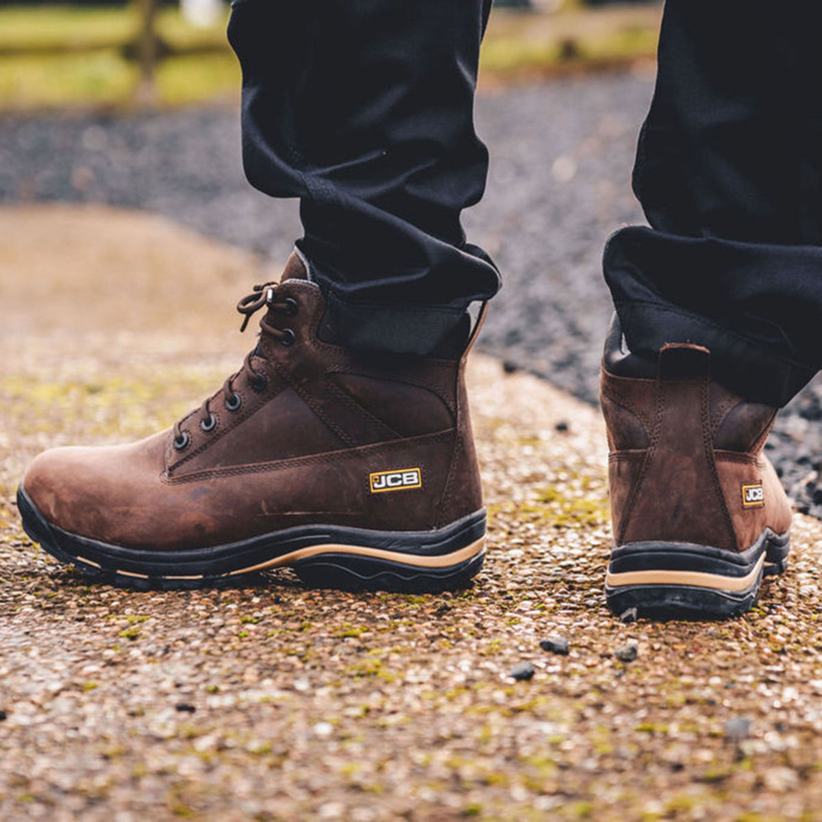 JCB Workwear Workmax S1P Lace Up Safety Boots