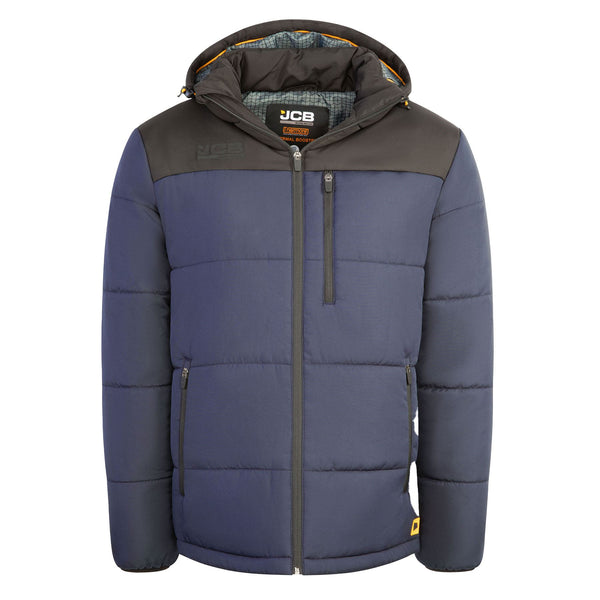 JCB Workwear Hooded Padded Jacket