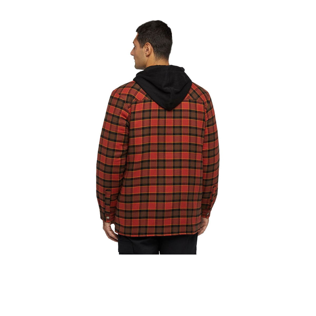 Dickies Fleece Hooded Flannel Shirt