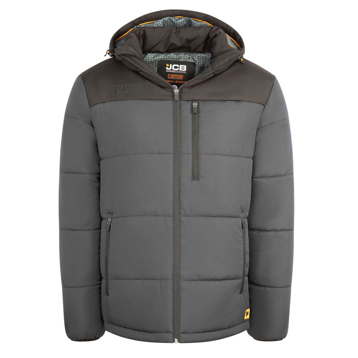 JCB Workwear Hooded Padded Jacket