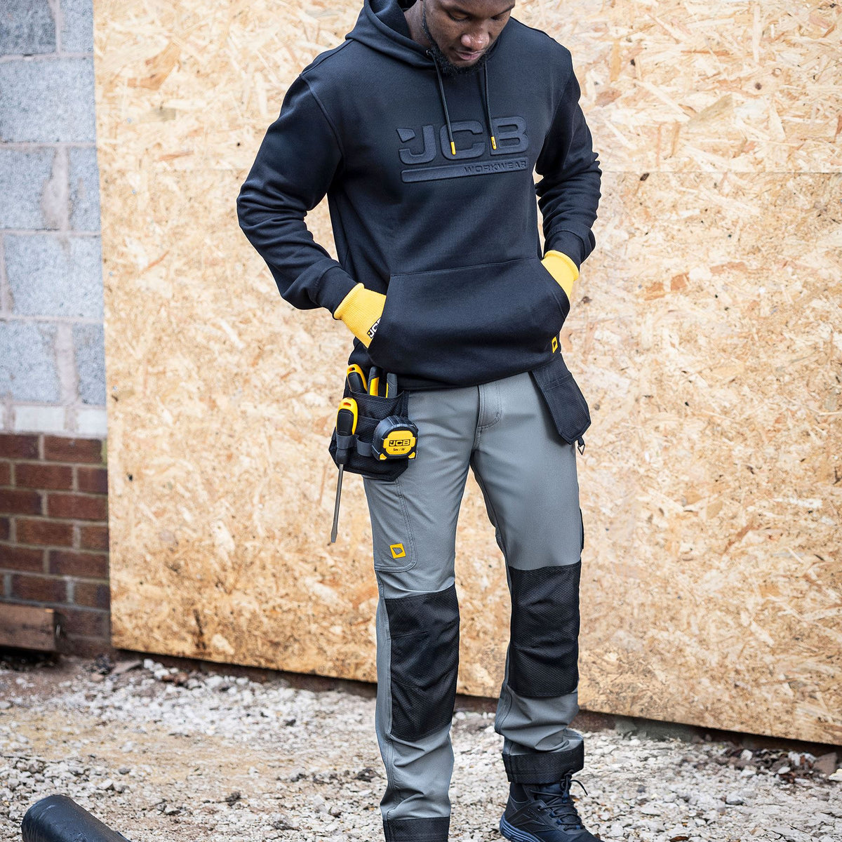 JCB Workwear Men's Stretch Holster Pocket Work Trousers