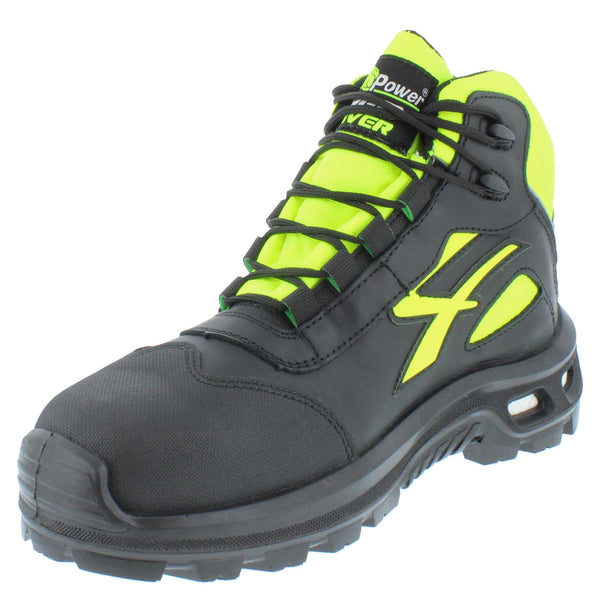 U-Power Mind S7S Lace-Up Metal-Free Waterproof Leather  Safety Boots