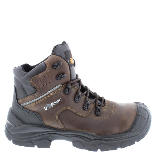 U-Power Greenland S3 Metal Free Toecap Lace Up Safety Work Boots