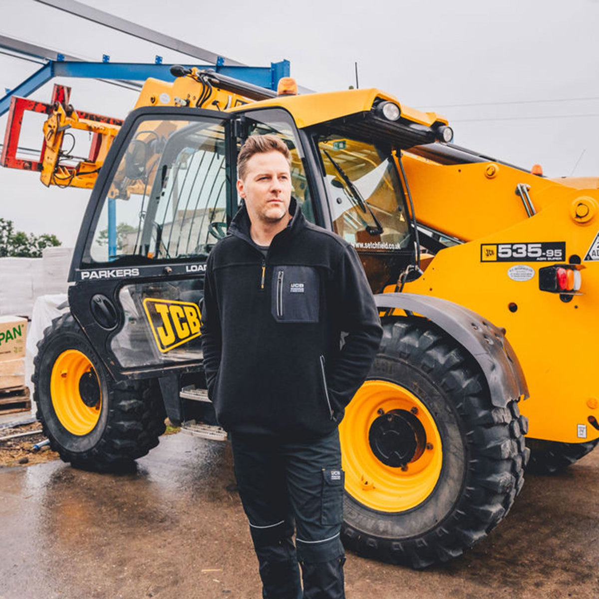 JCB Workwear Trade Full Zip Fleece Jacket