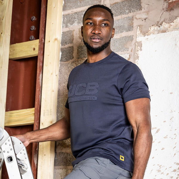 JCB Workwear Embossed Work T-Shirt