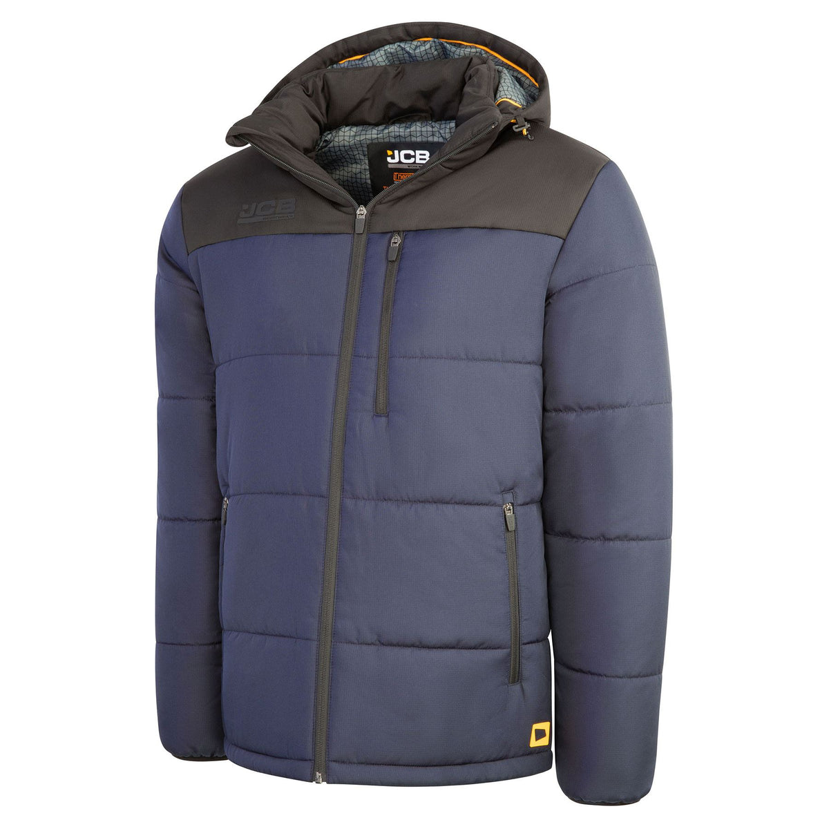 JCB Workwear Hooded Padded Jacket