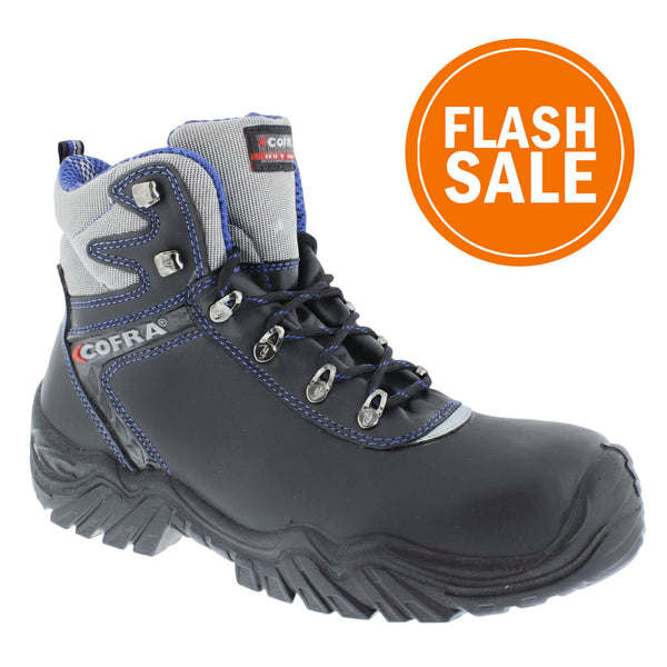 Cofra Magdenburg S3 Water Repellent Leather Lace Up Safety Work Boots