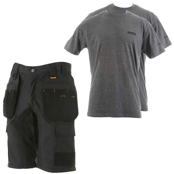 DeWalt Cheverley Shorts & 2 Typhoon T-Shirts Bundle