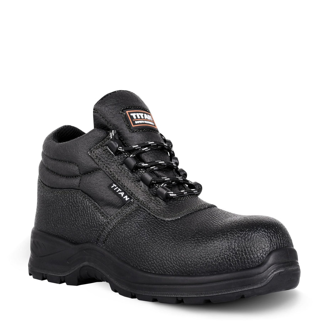 Titan Mercury S3 Metal-Free Water-Resistant Leather Safety Boots