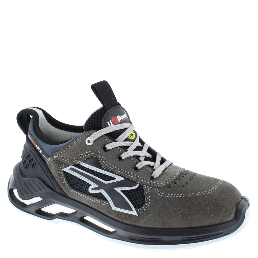 U-Power Saber S ESD S1Ps FO SR Lace-Up Suede Safety Trainers